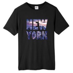 Urban New York City Skyline North America Souvenir Pride Tall Fusion ChromaSoft Performance T-Shirt