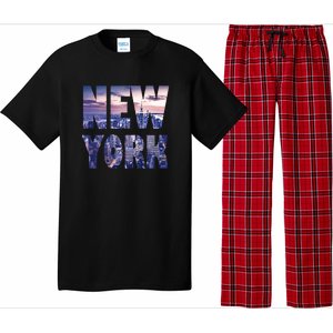 Urban New York City Skyline North America Souvenir Pride Pajama Set