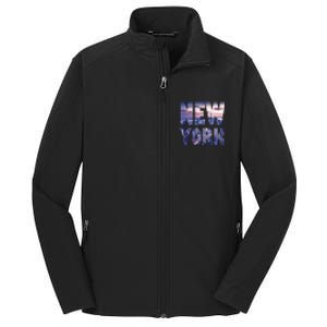 Urban New York City Skyline North America Souvenir Pride Core Soft Shell Jacket