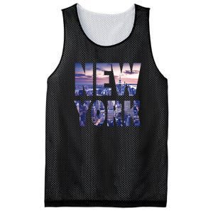 Urban New York City Skyline North America Souvenir Pride Mesh Reversible Basketball Jersey Tank