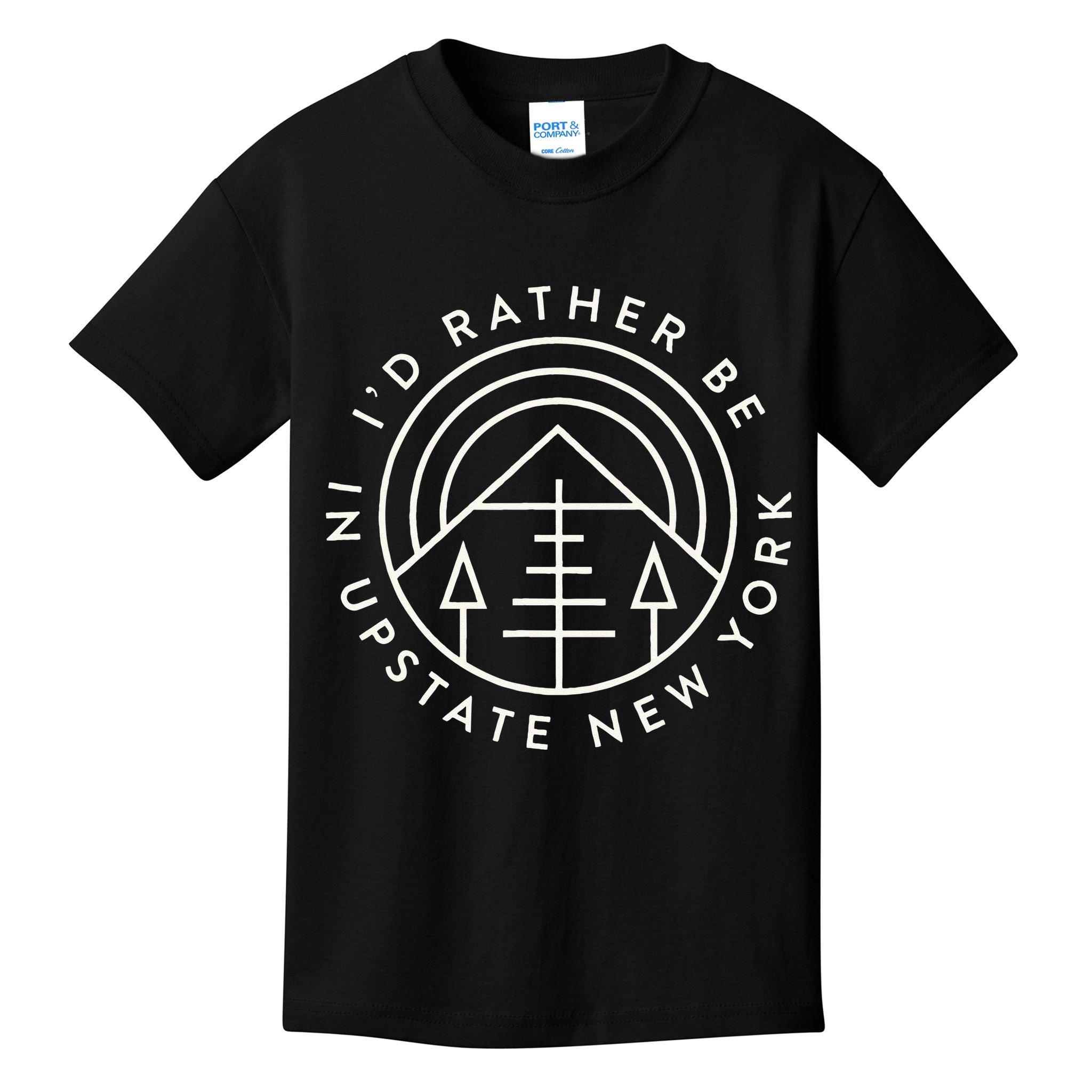 Upstate New York Mountain Outdoors Upstate Kids T-Shirt