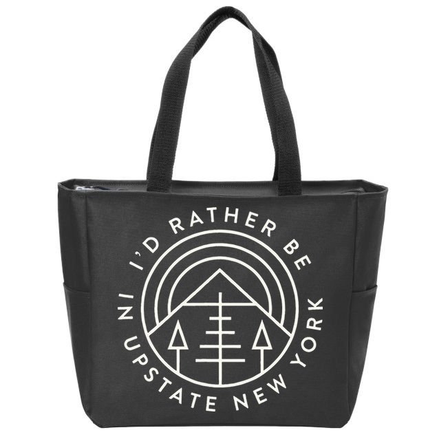 Upstate New York Mountain Outdoors Upstate Zip Tote Bag