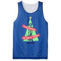 Usa New York City Statue Of Liberty Christmas Tree Great Gift Mesh Reversible Basketball Jersey Tank