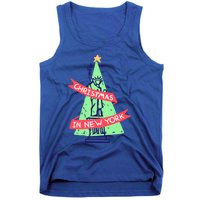 Usa New York City Statue Of Liberty Christmas Tree Great Gift Tank Top