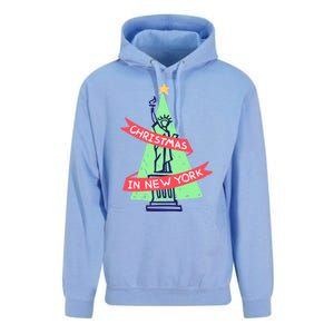 Usa New York City Statue Of Liberty Christmas Tree Great Gift Unisex Surf Hoodie