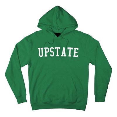 Upstate New York Prep Block Lettering Vintage Style Hoodie