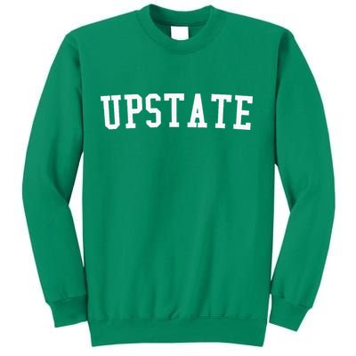 Upstate New York Prep Block Lettering Vintage Style Sweatshirt