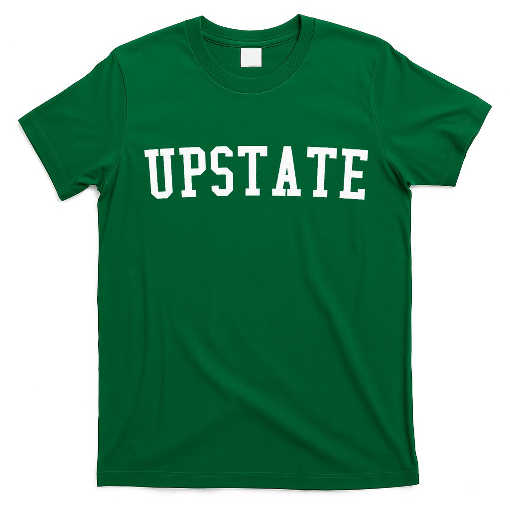 Upstate New York Prep Block Lettering Vintage Style T-Shirt