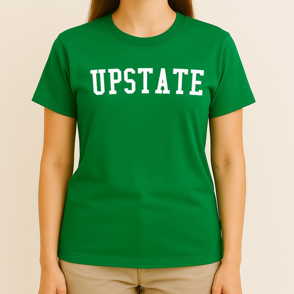 Upstate New York Prep Block Lettering Vintage Style T-Shirt