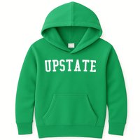 Upstate New York Prep Block Lettering Vintage Style Kids Hoodie