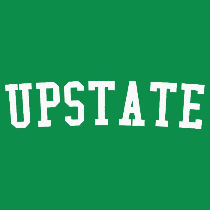 Upstate New York Prep Block Lettering Vintage Style Kids Hoodie