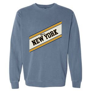 Utica New York Varsity Logo Garment-Dyed Sweatshirt