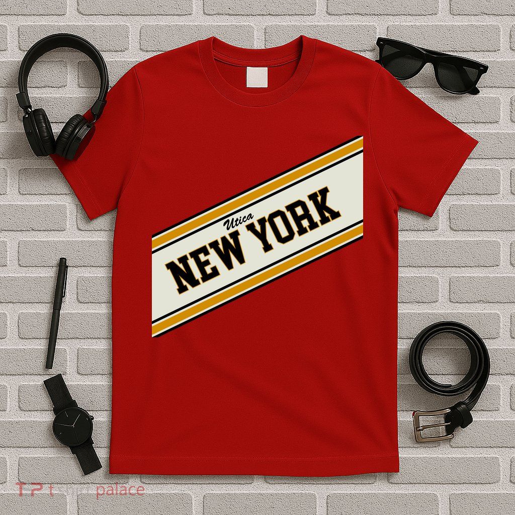 Utica New York Varsity Logo T-Shirt