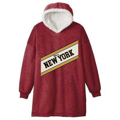 Utica New York Varsity Logo Hooded Wearable Blanket