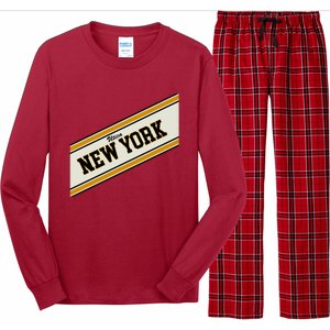 Utica New York Varsity Logo Long Sleeve Pajama Set