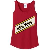 Utica New York Varsity Logo Ladies Essential Tank