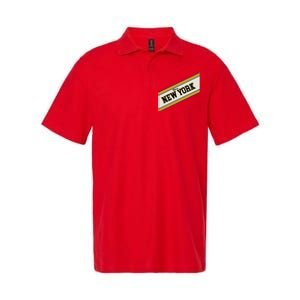 Utica New York Varsity Logo Softstyle Adult Sport Polo