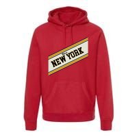 Utica New York Varsity Logo Premium Hoodie