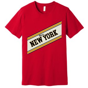 Utica New York Varsity Logo Premium T-Shirt