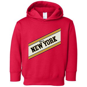 Utica New York Varsity Logo Toddler Hoodie