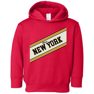 Utica New York Varsity Logo Toddler Hoodie