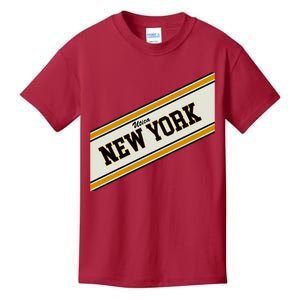 Utica New York Varsity Logo Kids T-Shirt