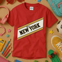 Utica New York Varsity Logo Kids T-Shirt