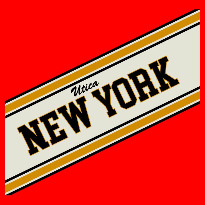 Utica New York Varsity Logo Kids T-Shirt