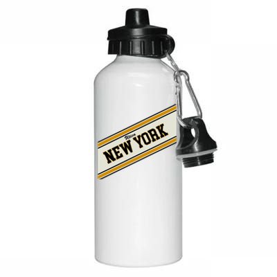 Utica New York Varsity Logo Aluminum Water Bottle