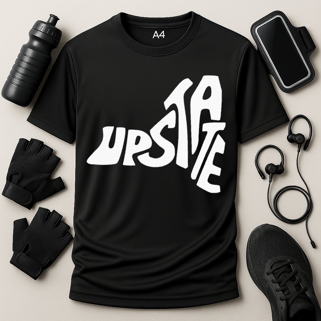 Upstate New York Ny State Shape Performance Shirt