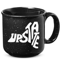 Upstate New York Ny State Shape 15oz Campfire Ceramic Mug