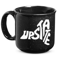 Upstate New York Ny State Shape 15oz Campfire Ceramic Mug