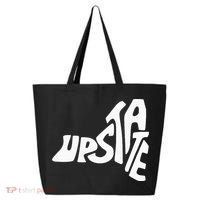 Upstate New York Ny State Shape 25L Jumbo Tote