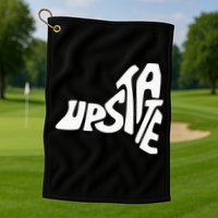 Upstate New York Ny State Shape Golf Towel