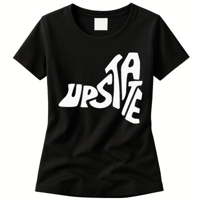 Upstate New York Ny State Shape Womens T-Shirt