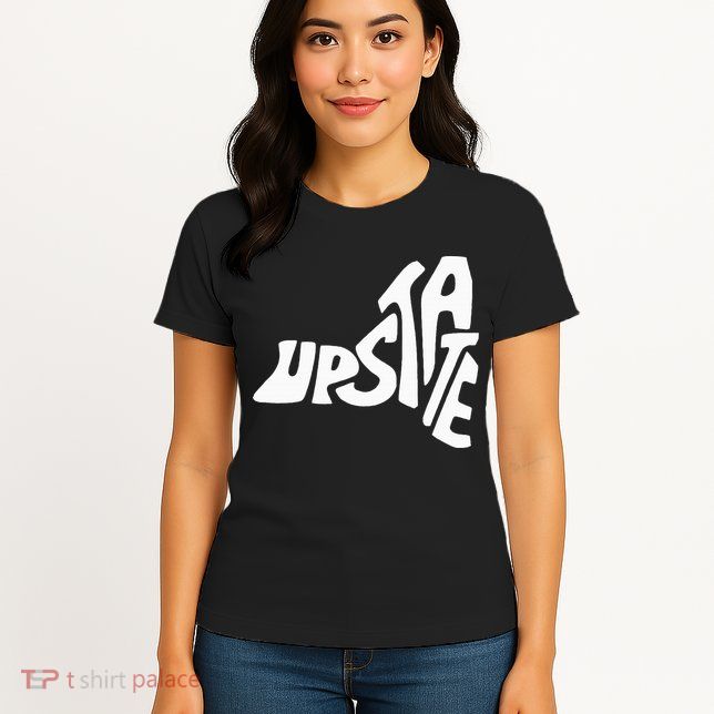 Upstate New York Ny State Shape Womens T-Shirt