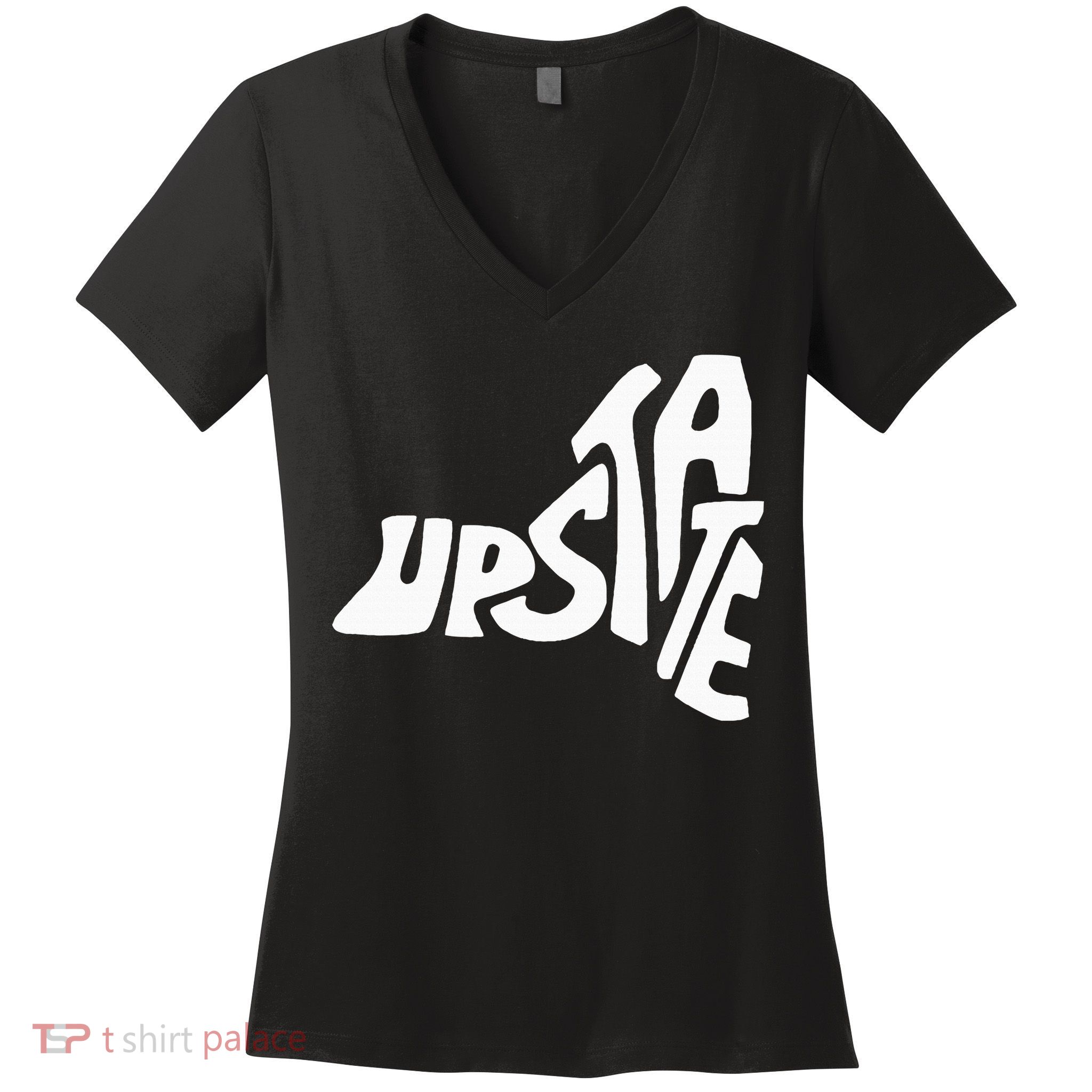 Upstate New York Ny State Shape Women's V-Neck T-Shirt