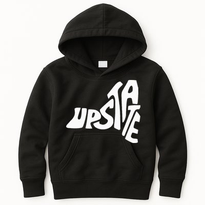 Upstate New York Ny State Shape Kids Hoodie