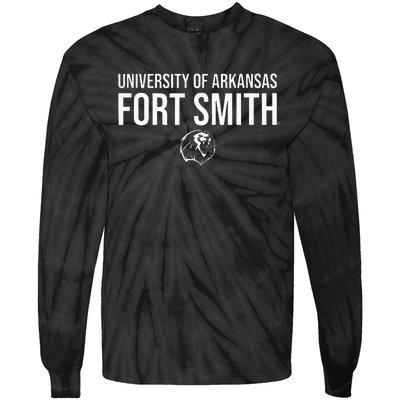 University Of Arkansas Fort Smith Lions Stacked Tie-Dye Long Sleeve Shirt