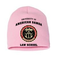 University Of American Samoa Law School Gift Short Acrylic Beanie