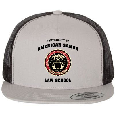 University Of American Samoa Law School Gift Flat Bill Trucker Hat