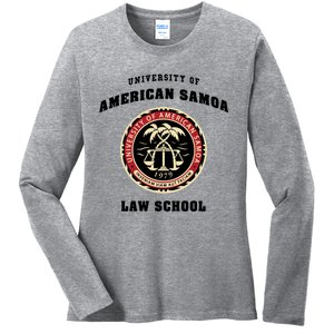 University Of American Samoa Law School Gift Ladies Long Sleeve Shirt