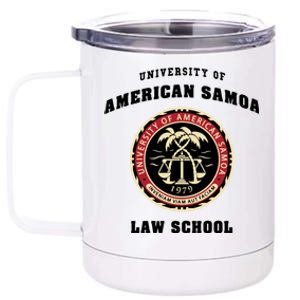 University Of American Samoa Law School Gift 12 oz Stainless Steel Tumbler Cup