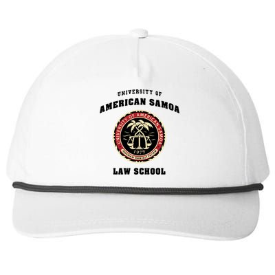 University Of American Samoa Law School Gift Snapback Five-Panel Rope Hat