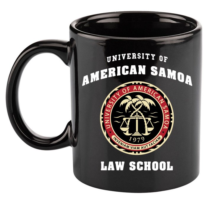 University Of American Samoa Law School Gift 11oz C Handle Ceramic Mug