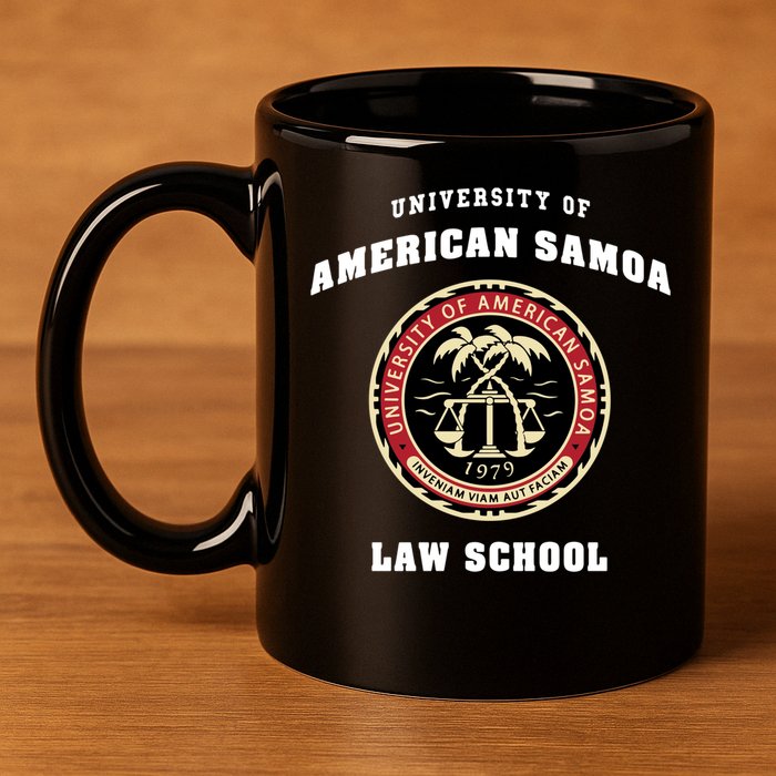 University Of American Samoa Law School Gift 11oz C Handle Ceramic Mug