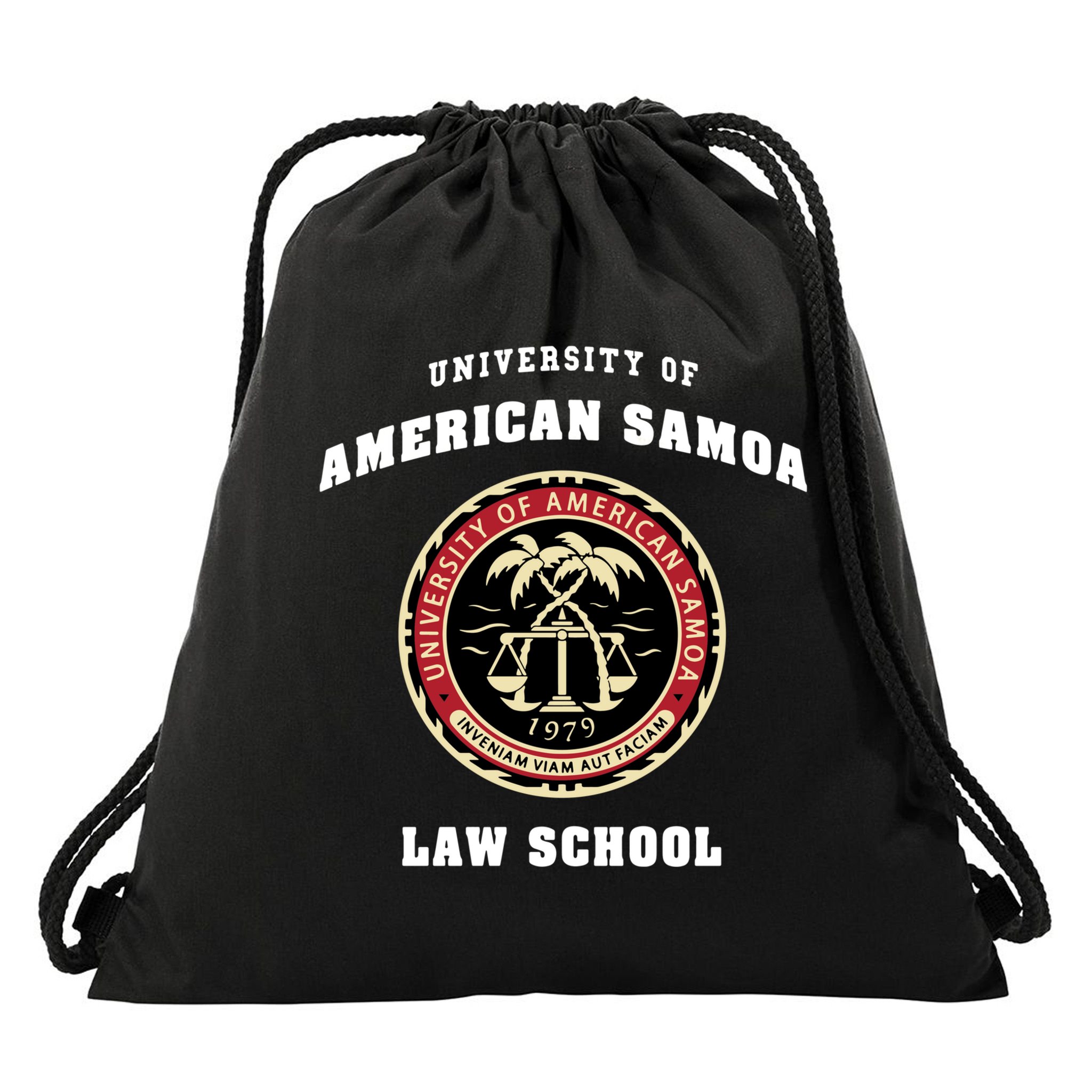 University Of American Samoa Law School Gift Drawstring Bag