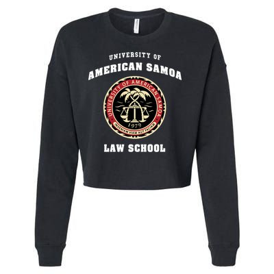 University Of American Samoa Law School Gift Cropped Pullover Crew