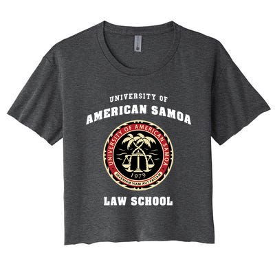 University Of American Samoa Law School Gift Women's Crop Top Tee