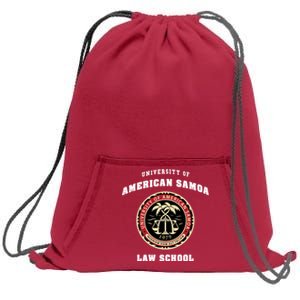 University Of American Samoa Law School Gift Sweatshirt Cinch Pack Bag